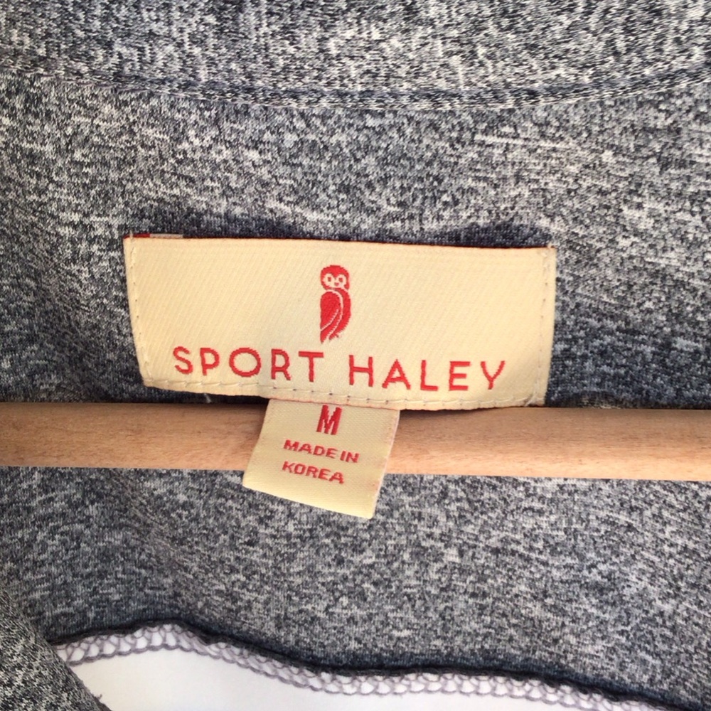 Sport Haley Gray and White Golf Shirt - Picture 2 of 3